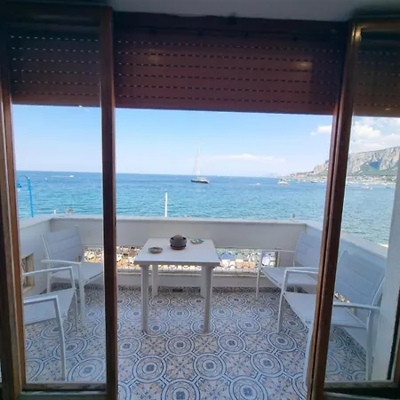 Emilia Mondello Emily Con Vista Sul Mare Lägenhet *